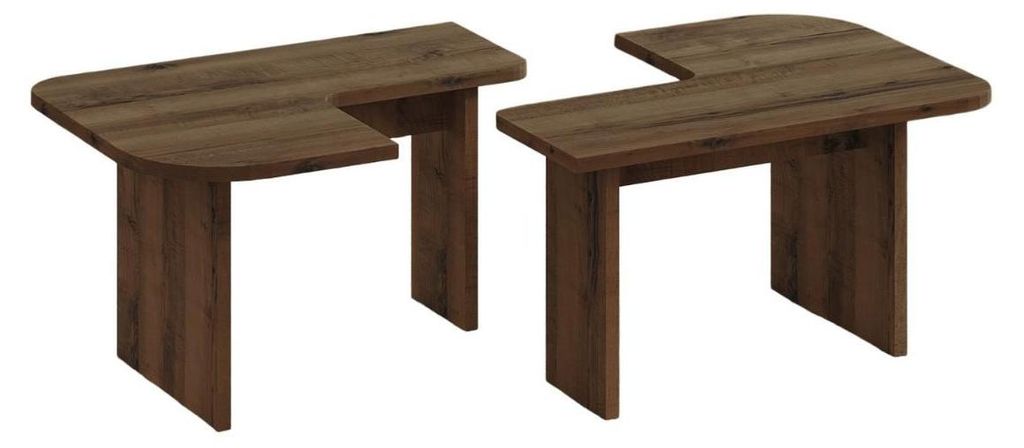 CALICOSY - 2er-Set Couchtische L90 cm - ADEL