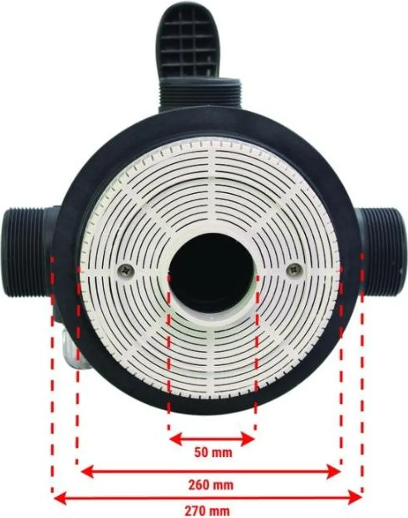 Vanne à 6 Positions Intex 11378 avec Poignée de Commande Ergonomique - 3