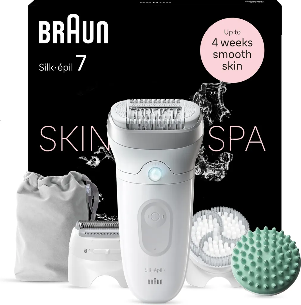 Épilateur Électrique Braun Silk-épil 7 sans Fil pour Corps et Jambes