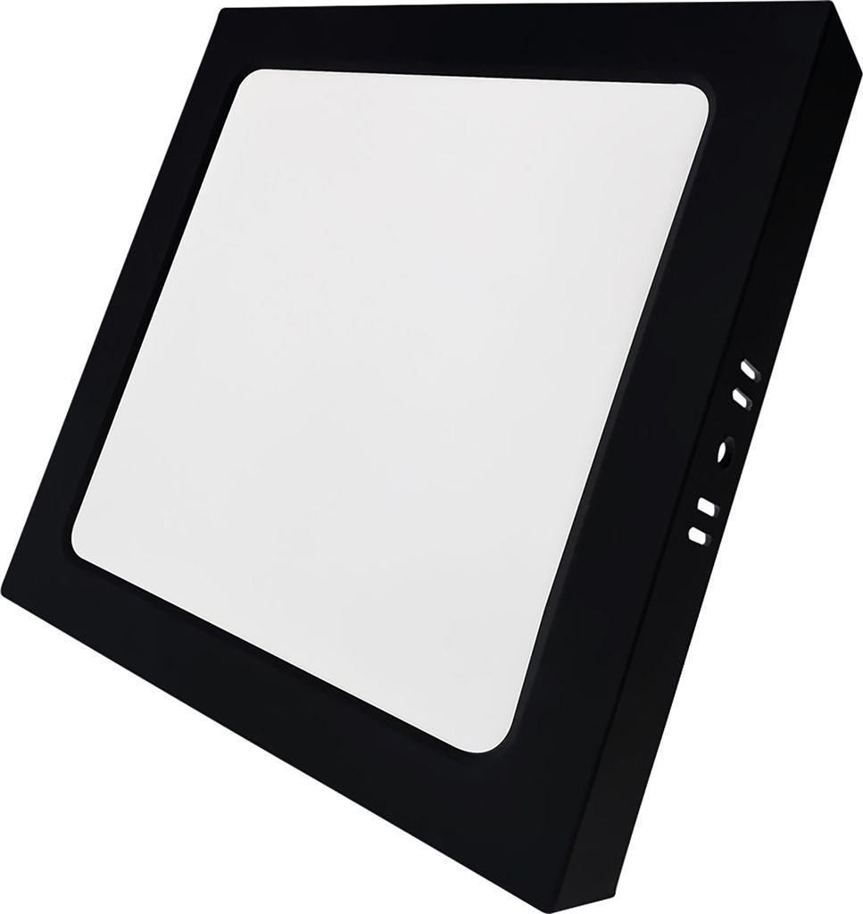 LUXULA LED-Deckenleuchte, 12W, EEK: F, 1200lm, CCT, IP44, quadrat, schwarz