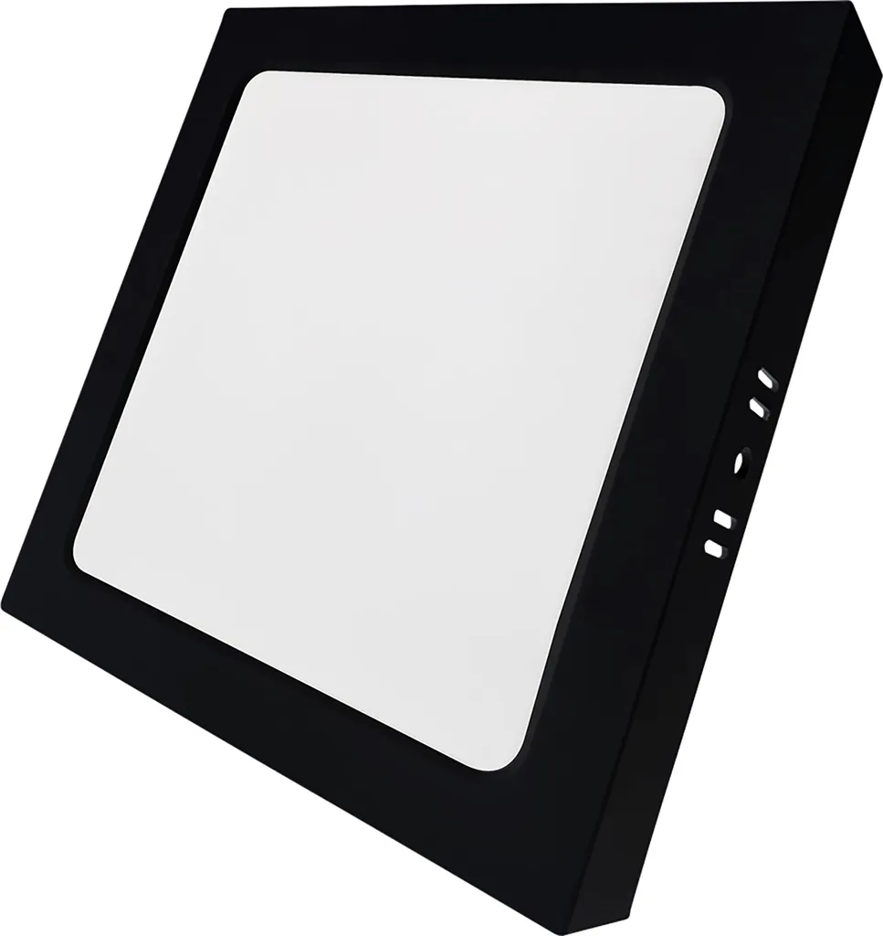 Plafoniera LUXULA LED 12W IP44 Quadrata Nera: La Soluzione Anti-Umidità