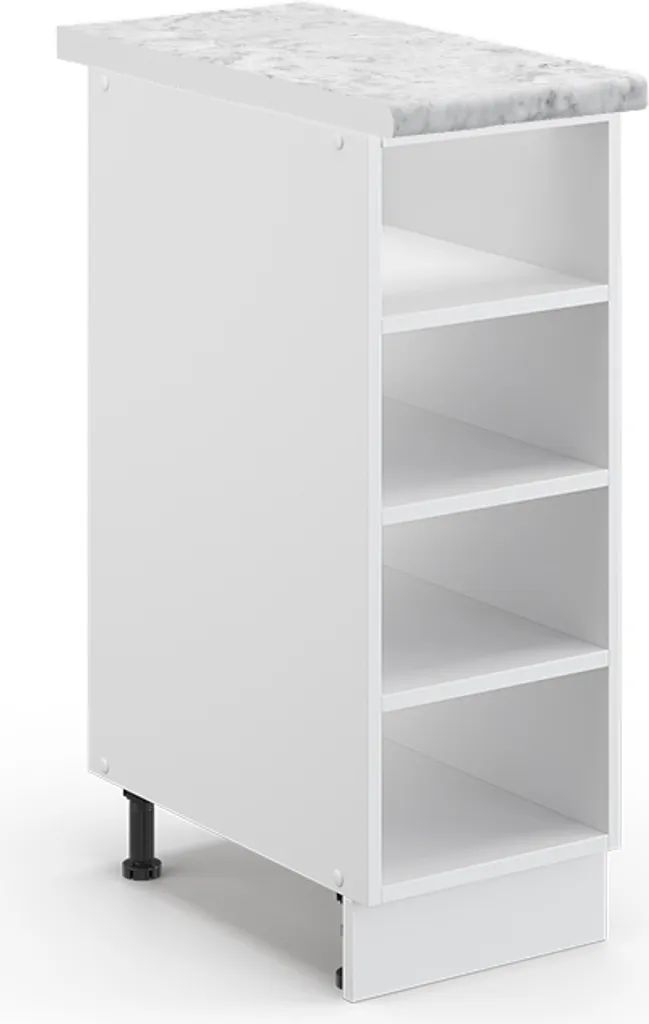 Scaffale Basso Cucina 30cm Vicco Fame-Line - Prezzo Offerta Marmo
