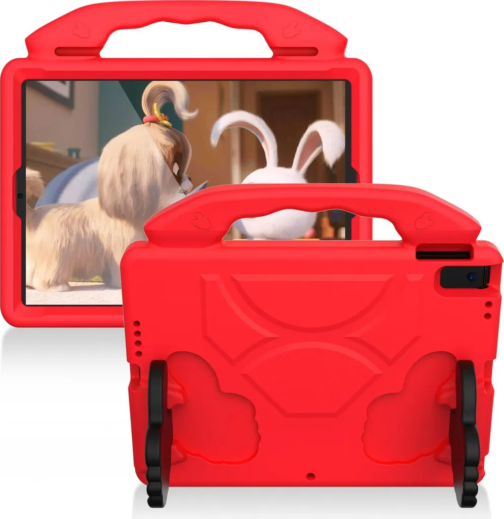Cover iPad Bambini Rossa in Schiuma EVA - Protezione Tradizionale