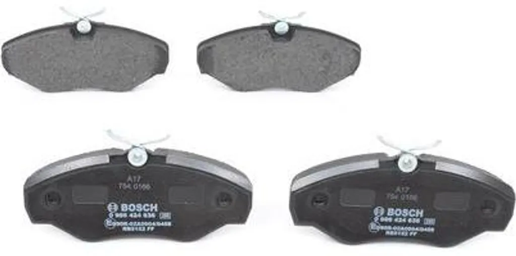 Jeu de plaquettes de frein à disque Bosch pour Opel Vivaro et Primastar