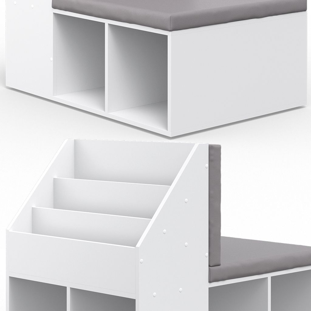 Vicco Kinderregal Onix, 97.1 x 78.4 cm, Weiß Produktbild 6
