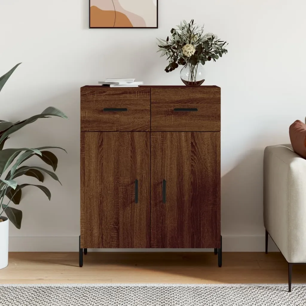 Maison Exclusive Credenza Rovere Marrone 69,5x34x90 cm | Mobile Multiuso