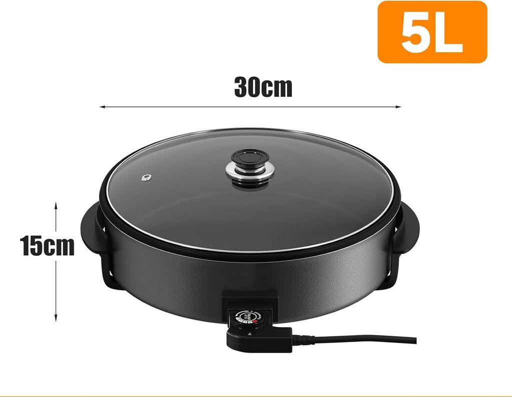 Elektrische pfanne Scheffler elektrisch Pizzapfanne 30cm Produktbild 7