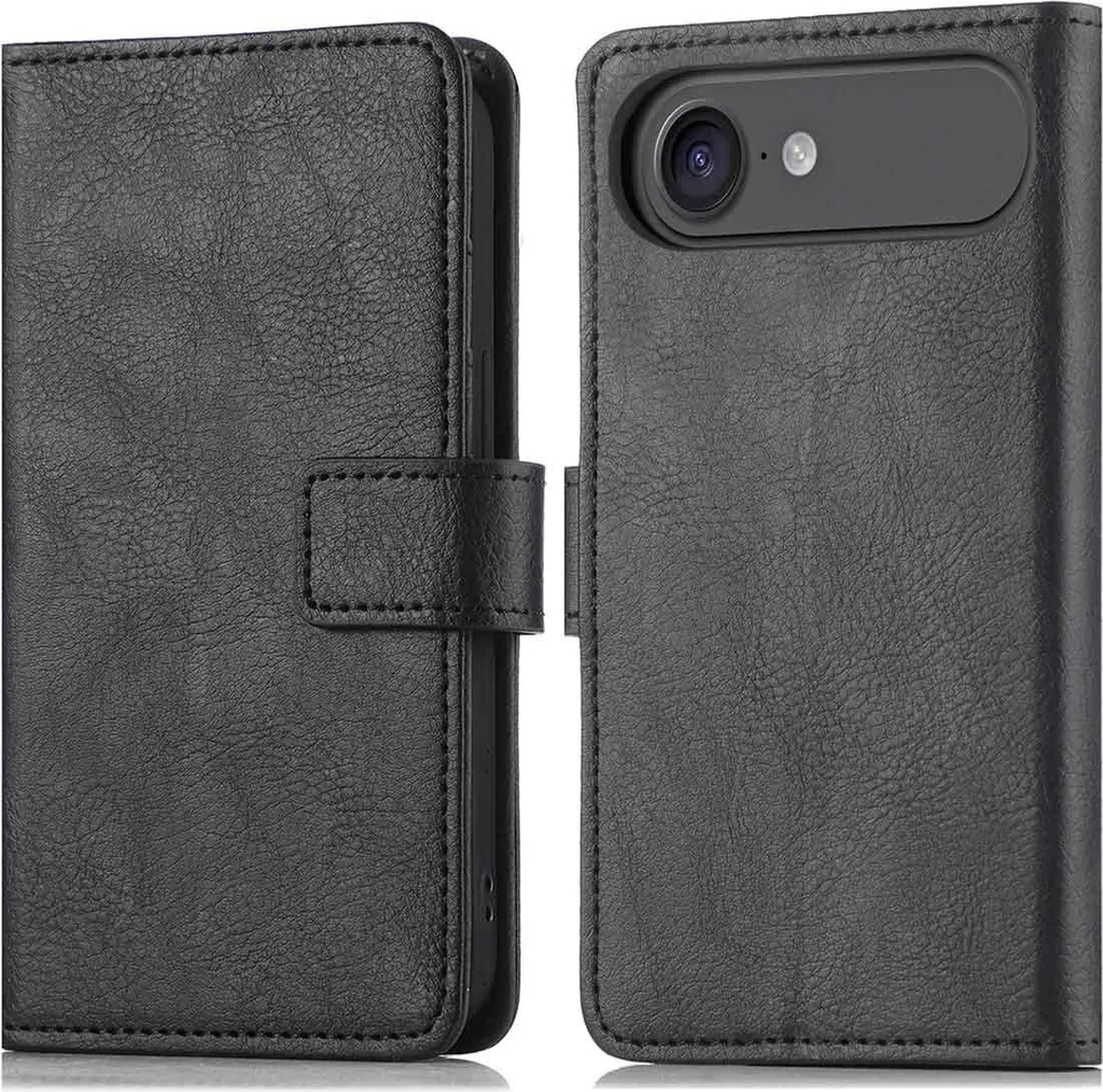 iMoshion Book Case per iPhone Air Nero - Elegante Wallet Case Professionale
