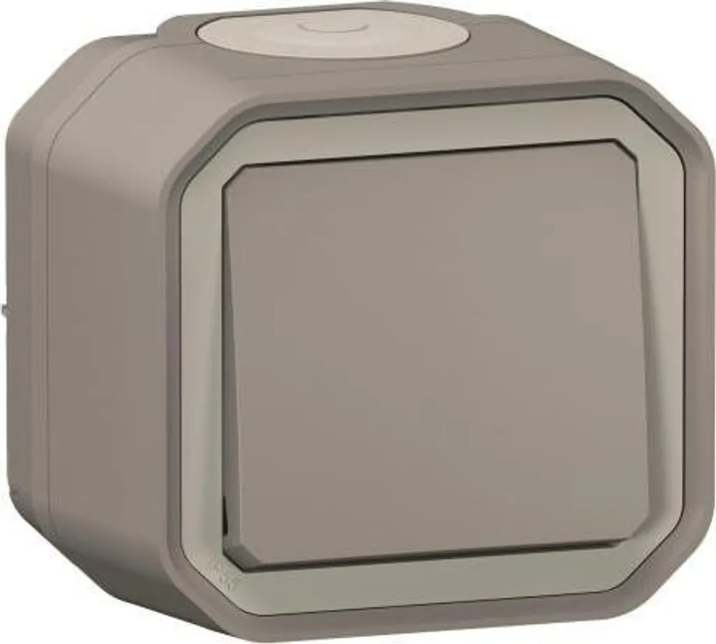 Permutateur Legrand Plexo apparent gris IP55 pour locaux humides 069716L