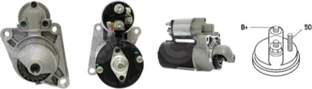 CASCO CST14106AS Starter Anlasser 1,10kW für FORD Fiesta Mk4 Schrägheck (JAS, JBS) 12V