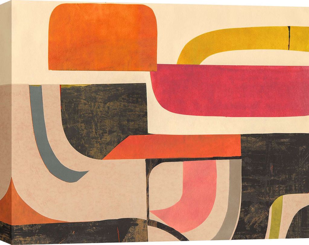 Leinwandbild, geometrisches Abstrakt - Steve Roja, Key to Success - 80x60 cm