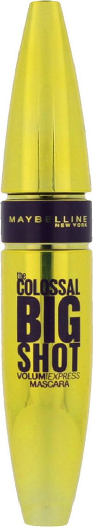 Maybelline MAS COL.BIG SHOT WSH NU 01 Black, Schwarz, Volumengebend, Frauen, 10 ml, 22 mm, 22 mm