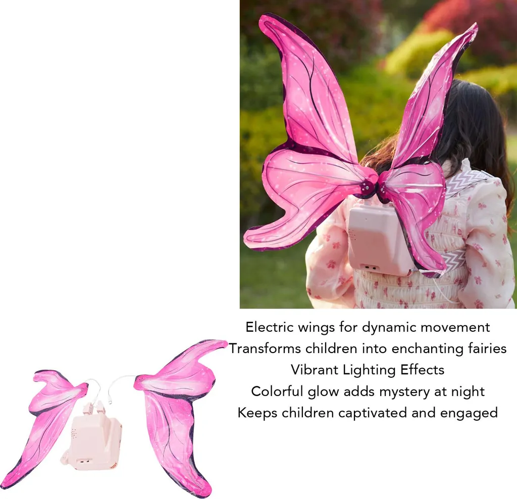 Accessoire de spectacle ailes électriques pour fête et anniversaire