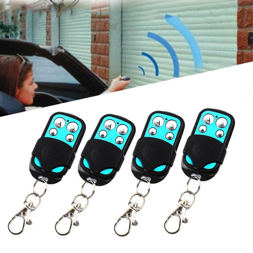 4 STÜCKE Garagentor Gate Transmitter Handsender Frequenz Produktbild 