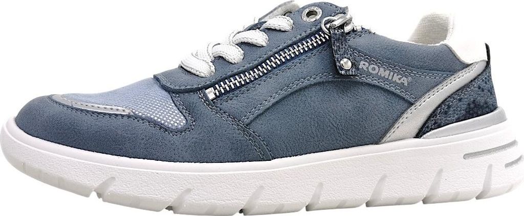Romika Damenschuhe Schnürschuhe Sportive sportlicher Schnürer Blau Freizeit, Schuhgröße:38 EU