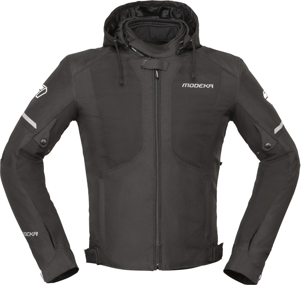 Modeka Jakson Motorrad Textiljacke, schwarz, XL Produktbild 