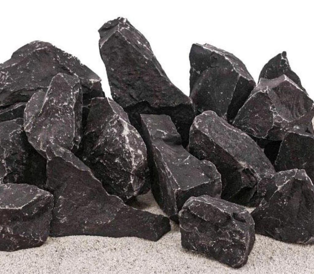 Aquarium Natursteine Schwarzer Felsen 1 Stück Gr. XL 2-3kg Produktbild 
