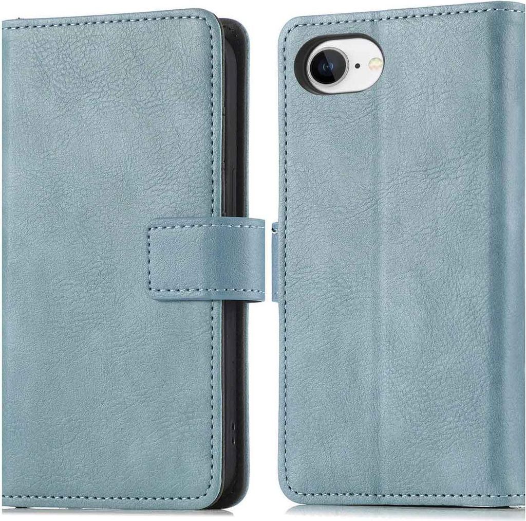 imoshion Luxe Bookcase pour Apple iPhone 17e / 16e - Bleu Image du produit 