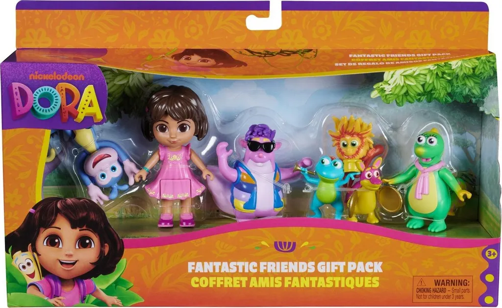 Jouet Dora l'exploratrice complet avec figurine et accessoires d'explorateur