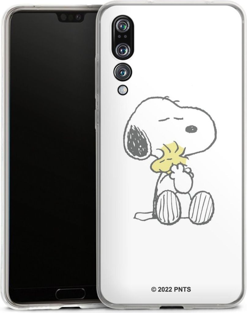 DeinDesign Handyhülle für Huawei P20 Pro Silikon Hülle Case Smartphone Schutzhülle Liebe Peanuts Snoopy