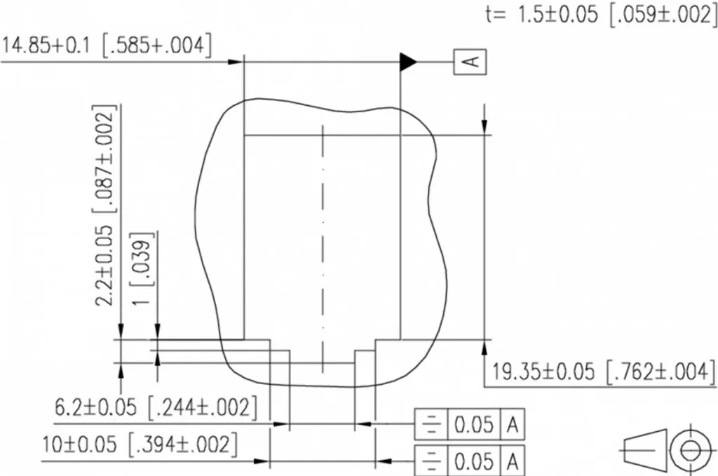 Support 19" BTR pour éviter l'encombrement de 24 prises E-DAT modul - 6