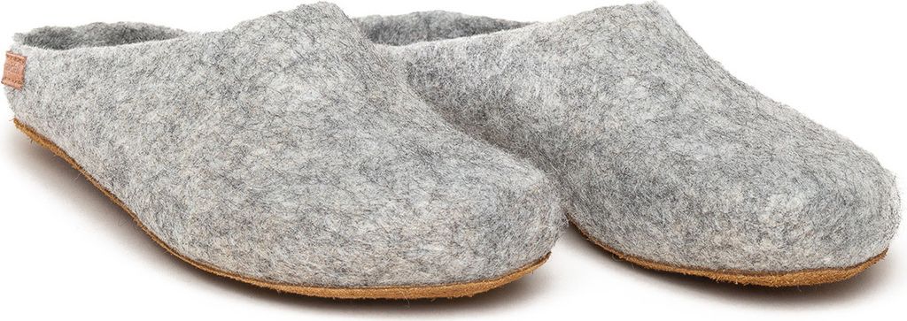 Magicfelt Filz Pantoffeln Aus 100% reiner Shetlandwolle, Mit Ledersohle, Anatomisch geformt