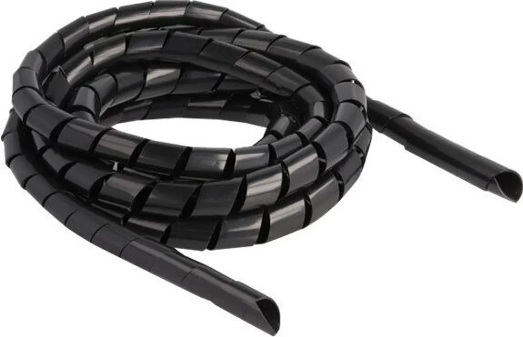 Delock Tubo Spirale 2m x 14mm Nero | Guaina Raccoglicavi Professionale