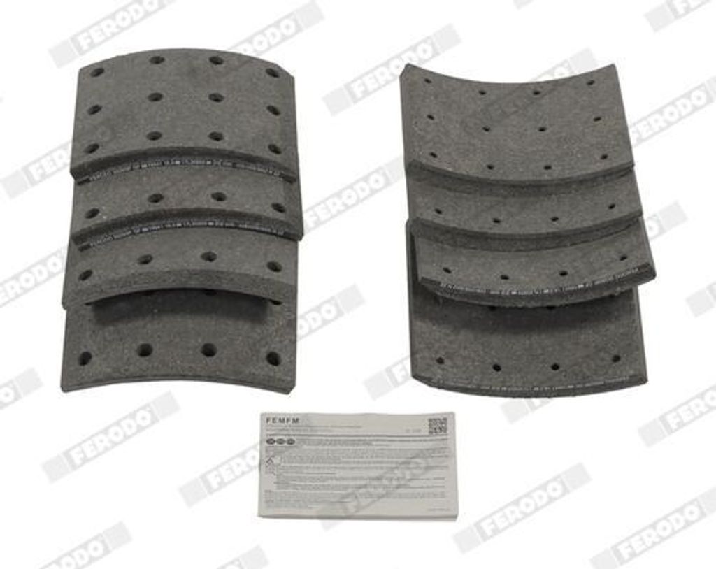 FERODO Bremsbacken Bremsbackensatz K19941.0-F3526 für VOLVO F10 18,7mm 150mm 6,36kg
