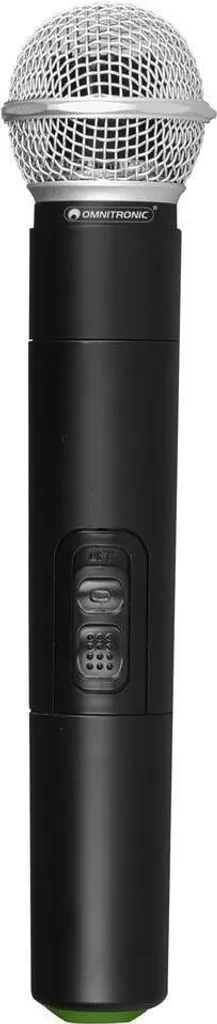 Microphone à main UHF-E Omnitronic 525.3MHz 13063352 pour chant