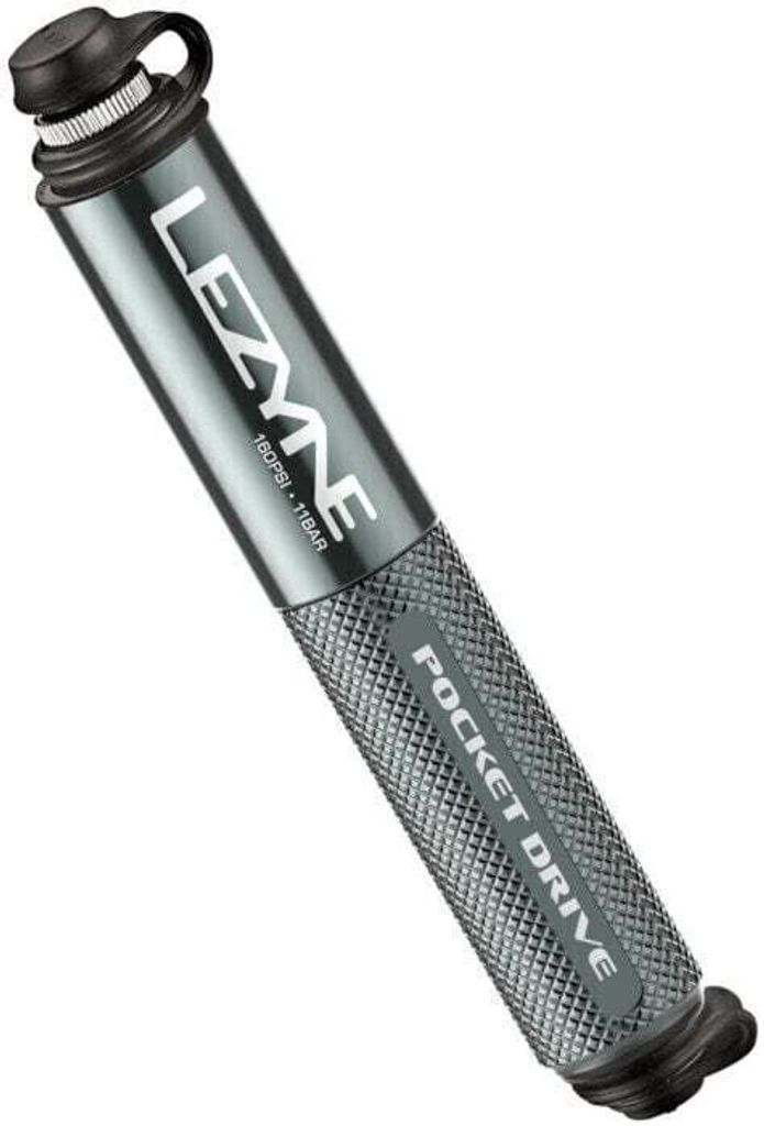 Lezyne Pocket Drive Lite Grey Mini cyklistická pumpa Obrázok produktu 