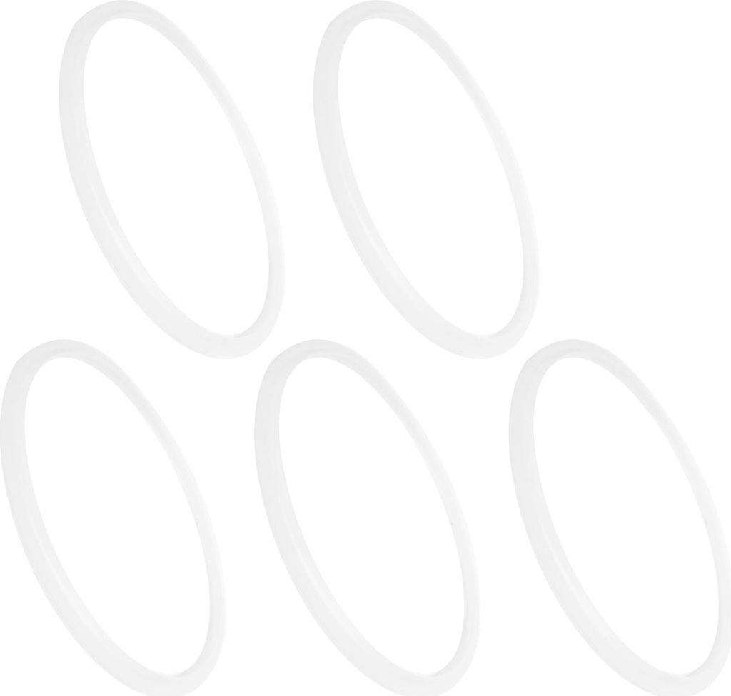 5 Stück Dichtungsringe für Schnellkochtöpfe, transparent, universell, aus Edelstahl, O-Ring, 26 cm