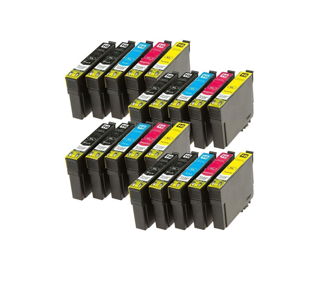 Tisanto 20 XXL TINTE PATRONEN kompatibel zu Epson Workforce WF-2660 DWF