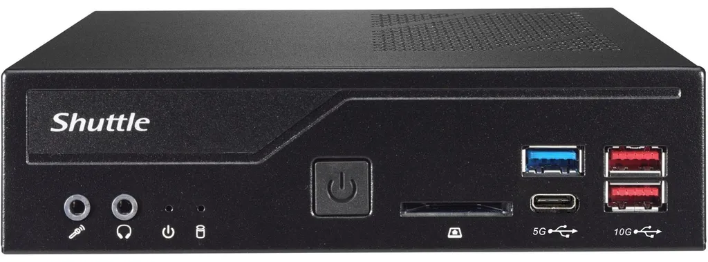 Station de Travail Slim Shuttle DH610 Intel DDR4 pour Multitâche
