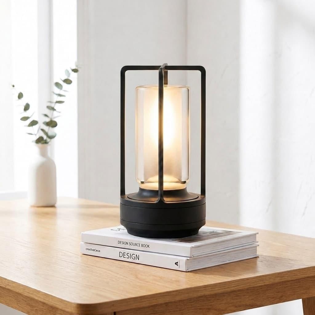 Tragbare Metall-Tischlampe für Innen/Außen, Produktbild 