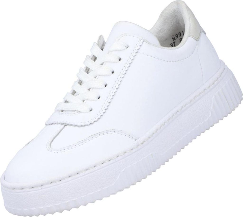 Rieker Damenschuhe Schnürschuhe Sportive Weiß Freizeit, Schuhgröße:37 EU