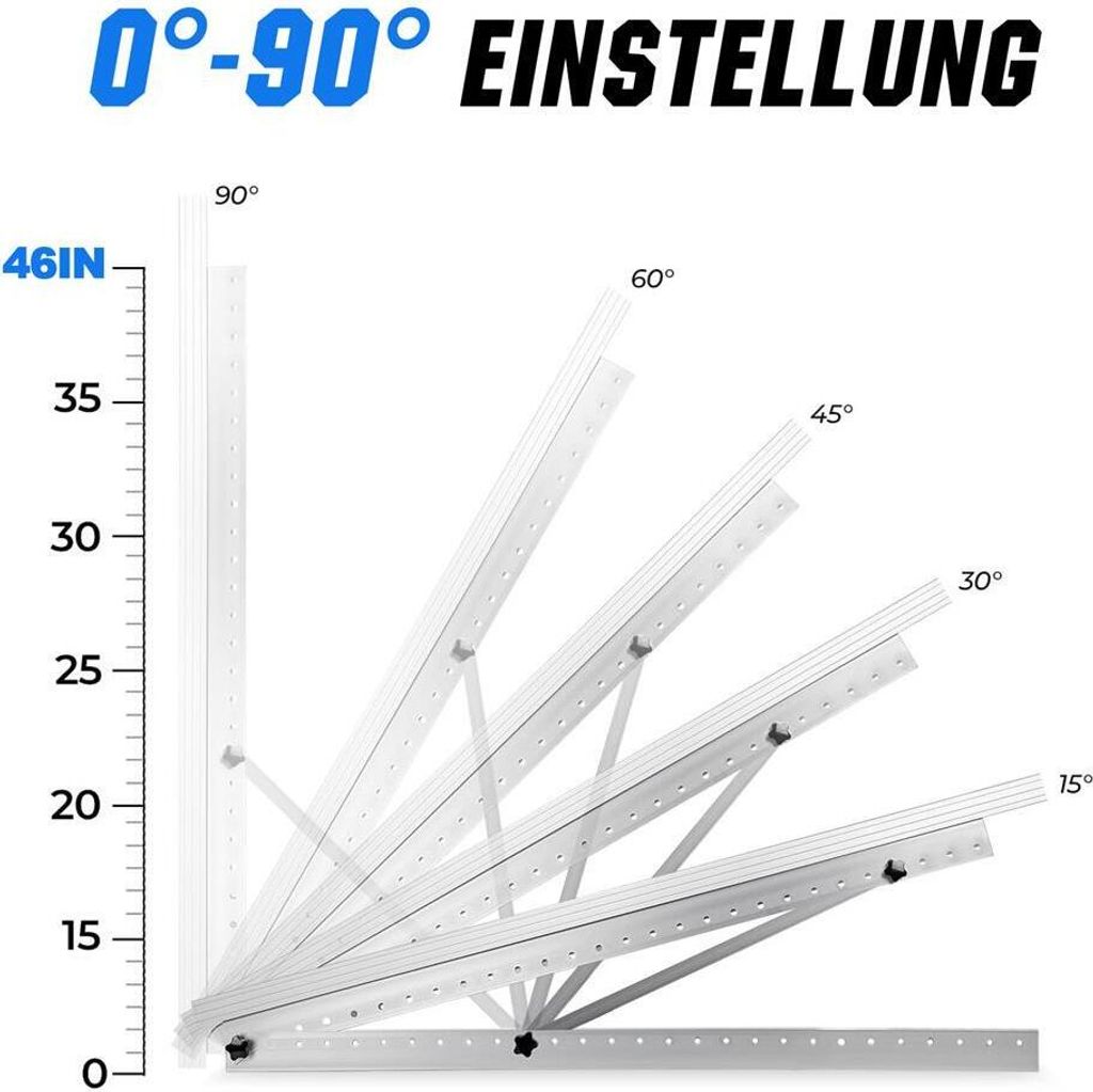 2er Set PV Halterung 118cm Verstärkter Solarmodul Produktbild 6