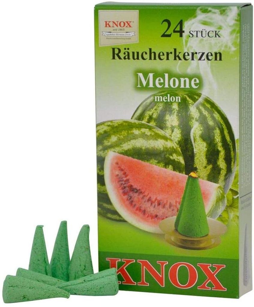Knox Geurkaarsen Meloen, 24 stuks Productafbeelding 