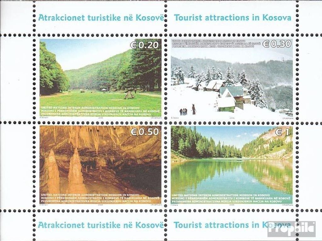 Briefmarken Kosovo 2006 Mi Block3 (kompl.Ausg.) gestempelt Produktbild 