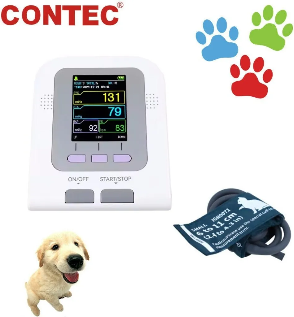CONTEC08A-VET: Il Cuore del Tuo Pet Sotto Controllo - Monitor BP