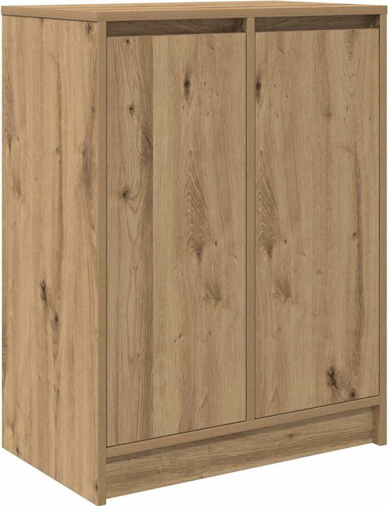 "Winter Sale" Schuhschrank Artisan-Eiche 57x34x76 cm Holzwerkstoff - Schuhregale Designermöbel 688485
