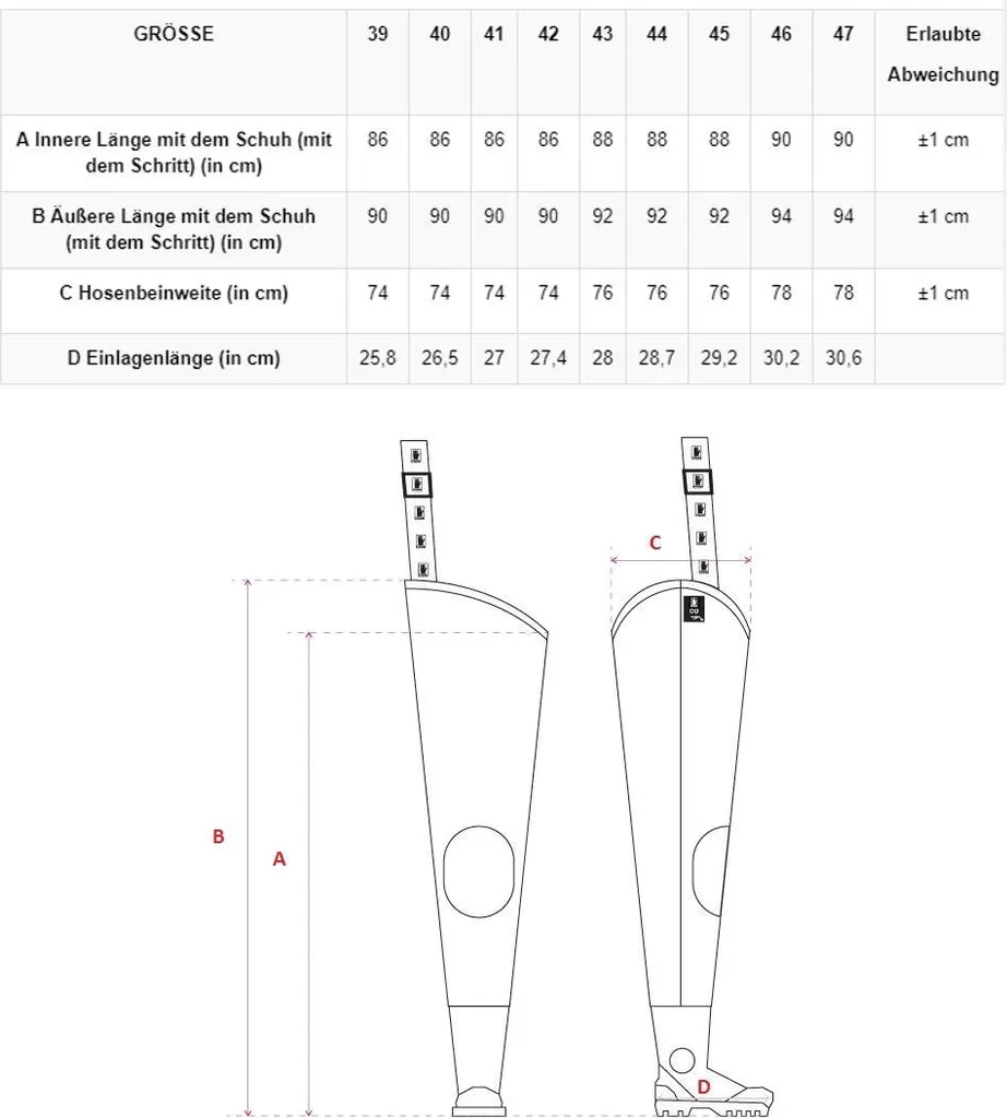Chaussures de wading étanches taille 45 pour waders de pêcheur - 5