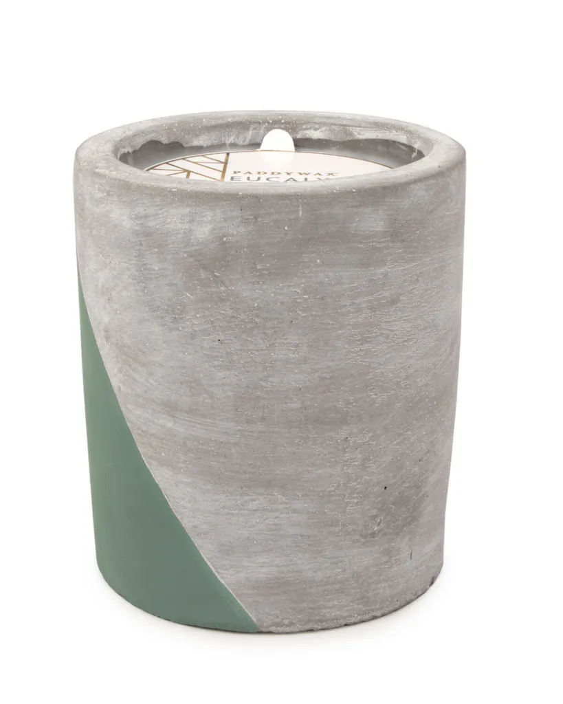 Candela Profumata Design Cemento 12 Oz Eucalyptus & Santal 340g