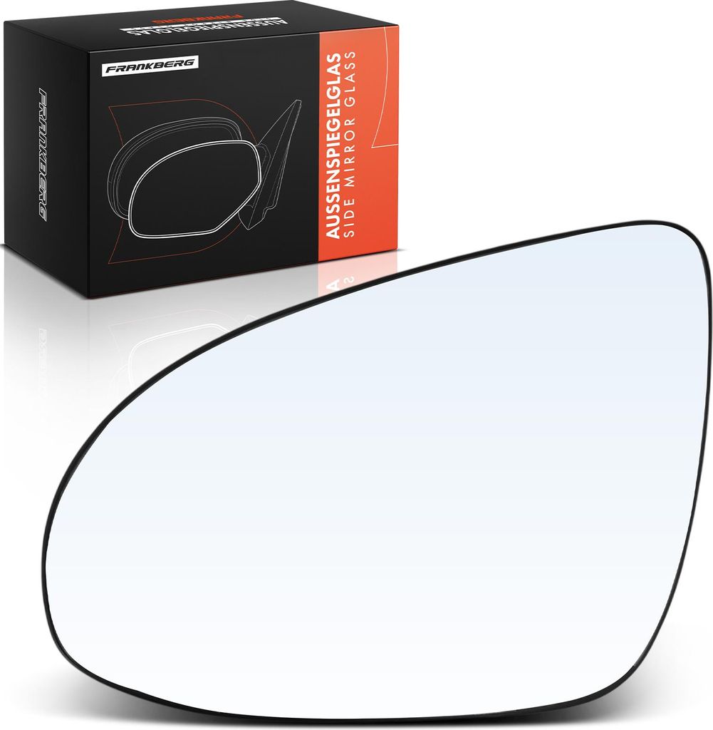 Frankberg 1x Spiegelglas Außenspiegel links für Citroën C1 II Peugeot 108 Toyota Bj ab 2014