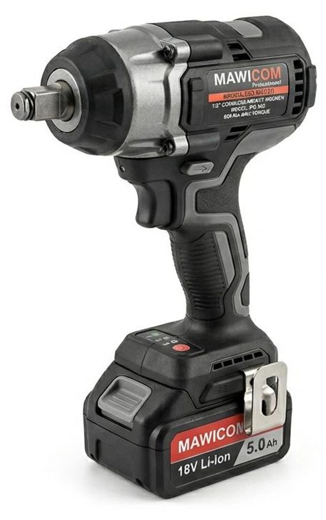 Accu-slagmoersleutel borstelloos 1/2" 650 Nm - kracht voor Productafbeelding 