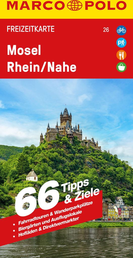 MARCO POLO Freizeitkarte 26 Mosel, Rhein/Nahe 1:115.000