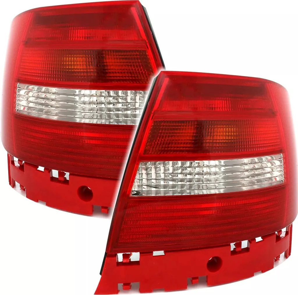Set Fanali Audi A4 Ottica Facelift Rosso Bianco | Tuning & Style