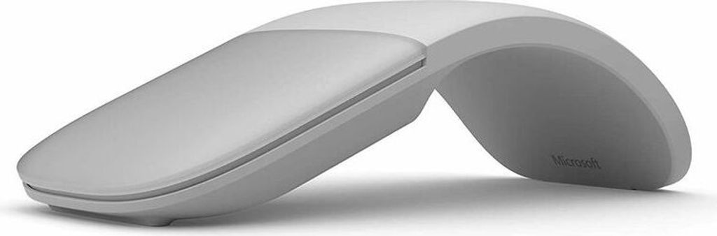 Microsoft Surface Arc Mouse シルバー Microsoft Surface Arc Mouse, Beidhändig, Bluetooth, Grau