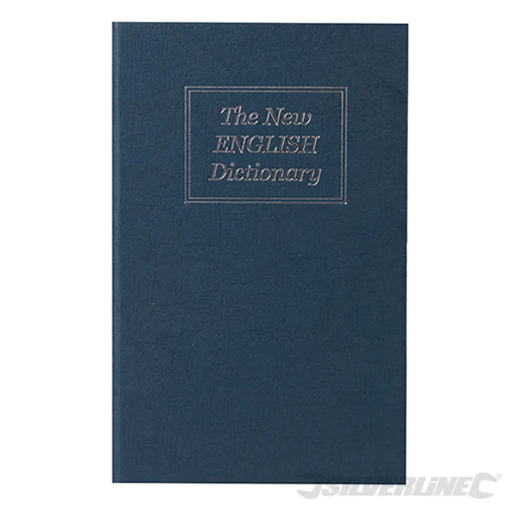 Cachette dictionnaire coffre-fort secret avec verrouillage à code noir - 2