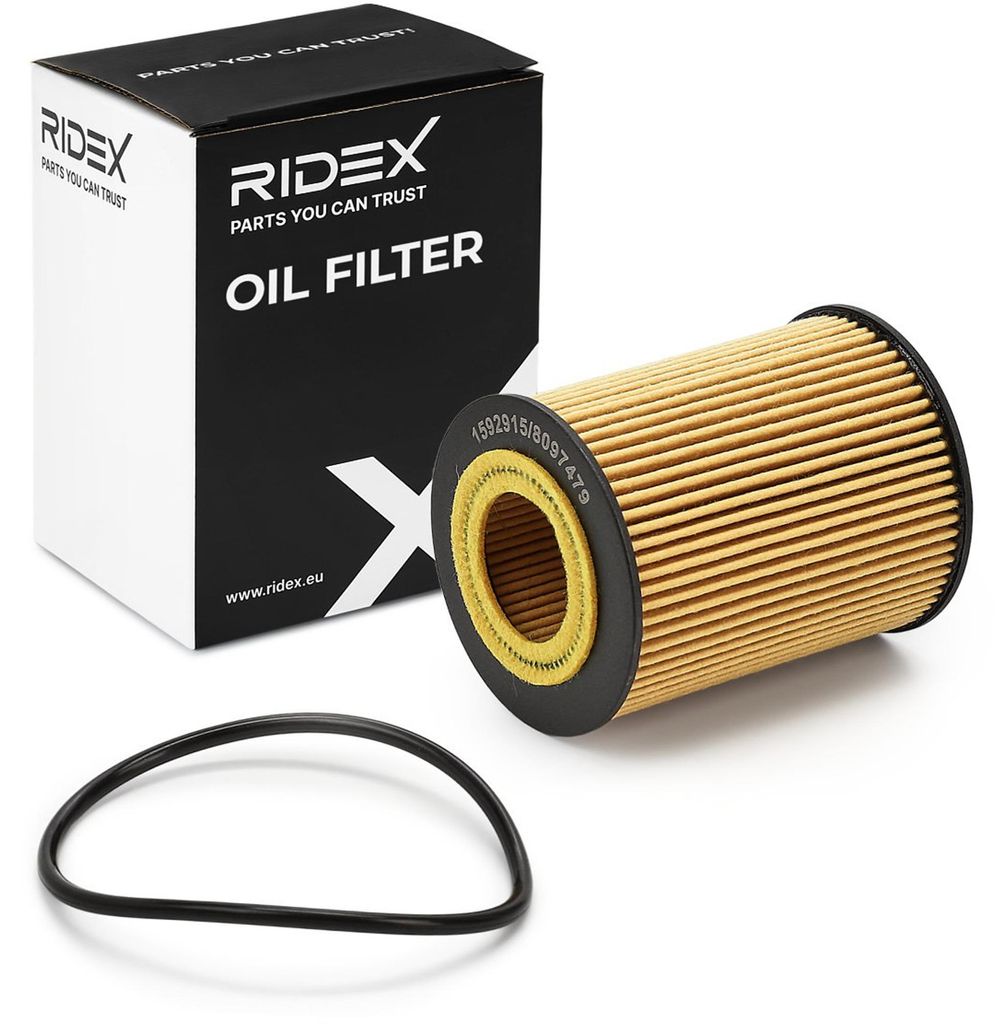 Ölfilter RIDEX 7O0049 Filtereinsatz für OPEL Corsa D Produktbild 