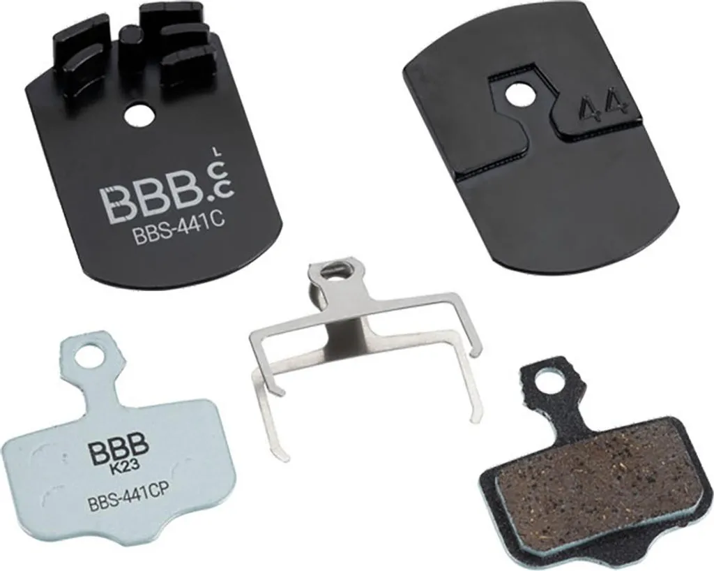 Plaquettes de frein silencieuses BBB Discstop Coofin Avid Elixir Argent